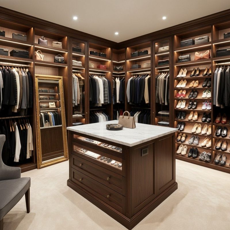 Closet Shelving Installation